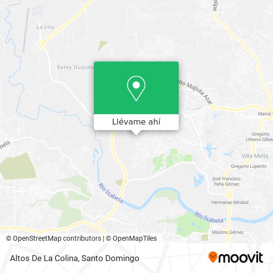 Mapa de Altos De La Colina