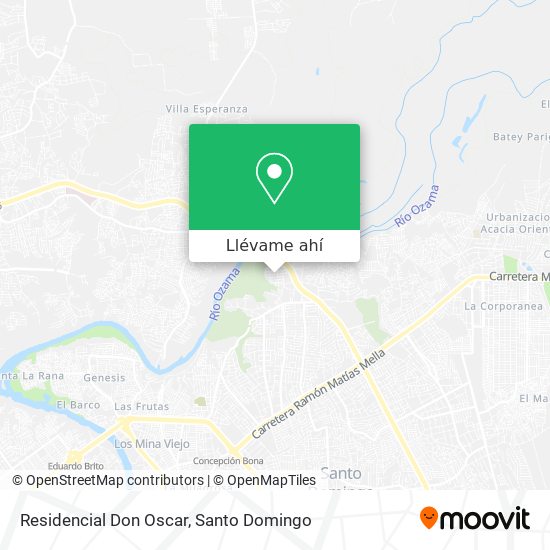 Mapa de Residencial Don Oscar