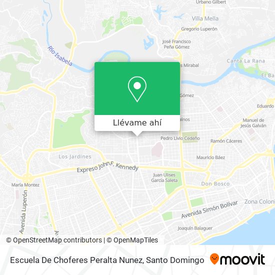 Mapa de Escuela De Choferes Peralta Nunez