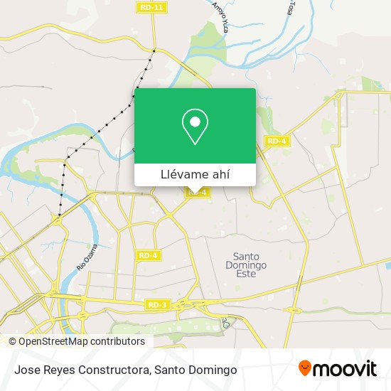 Mapa de Jose Reyes Constructora