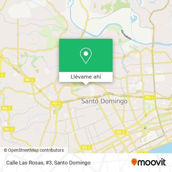 Mapa de Calle Las Rosas, #3