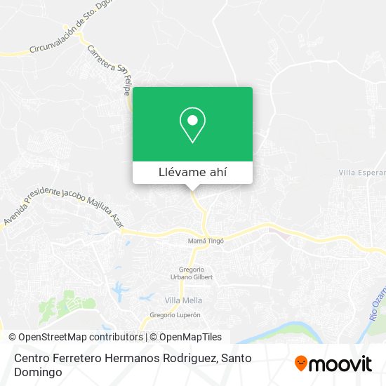 Mapa de Centro Ferretero Hermanos Rodriguez