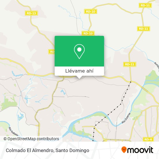 Mapa de Colmado El Almendro