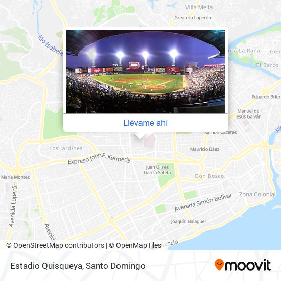 Mapa de Estadio Quisqueya