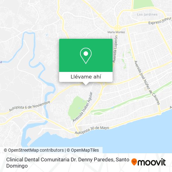 Mapa de Clinical Dental Comunitaria Dr. Denny Paredes