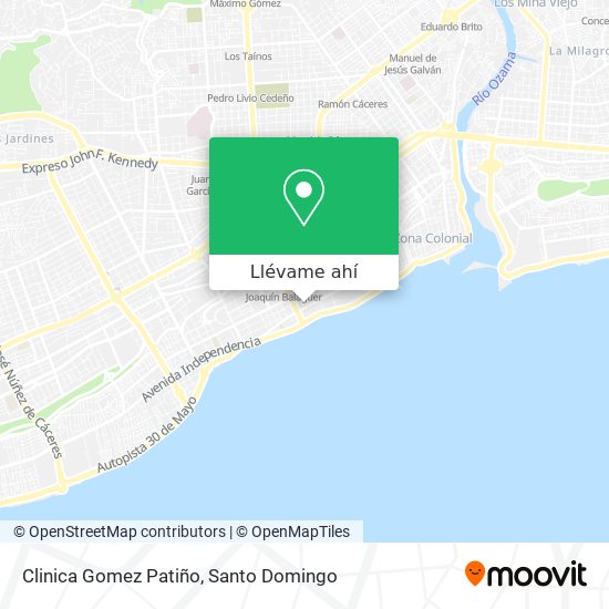 Mapa de Clinica Gomez Patiño