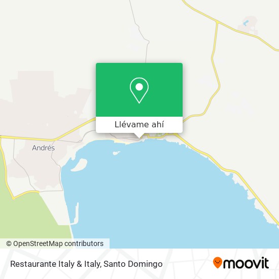 Mapa de Restaurante Italy & Italy