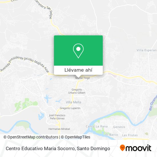 Mapa de Centro Educativo Maria Socorro