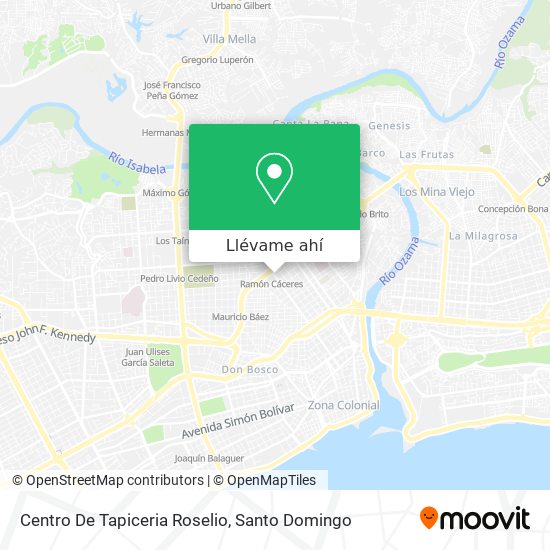 Mapa de Centro De Tapiceria Roselio