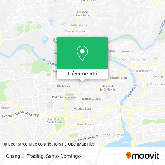 Mapa de Chang Li Trading