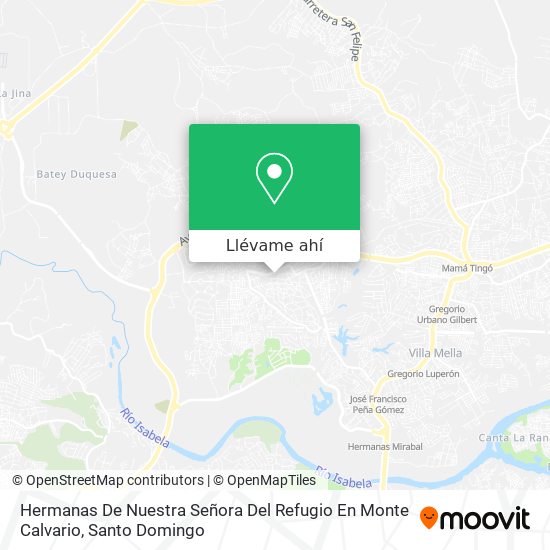 Mapa de Hermanas De Nuestra Señora Del Refugio En Monte Calvario