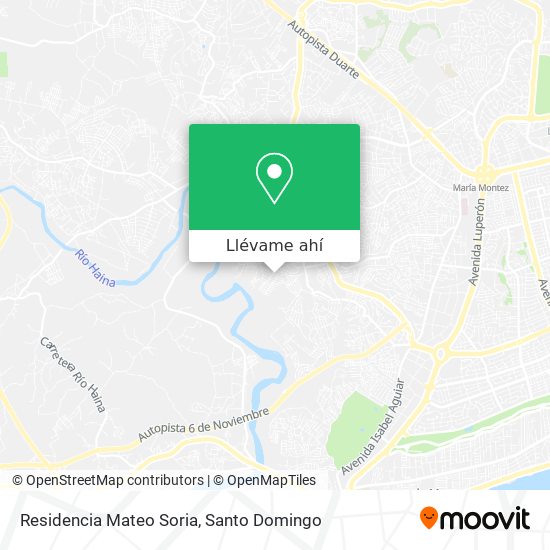 Mapa de Residencia Mateo Soria