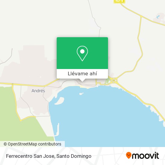 Mapa de Ferrecentro San Jose