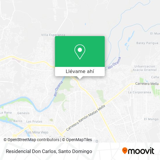 Mapa de Residencial Don Carlos