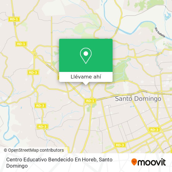 Mapa de Centro Educativo Bendecido En Horeb