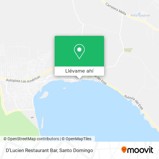 Mapa de D'Lucien Restaurant Bar