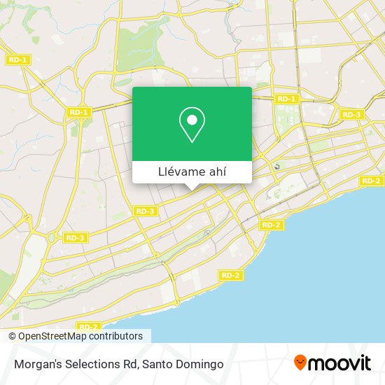 Mapa de Morgan's Selections Rd