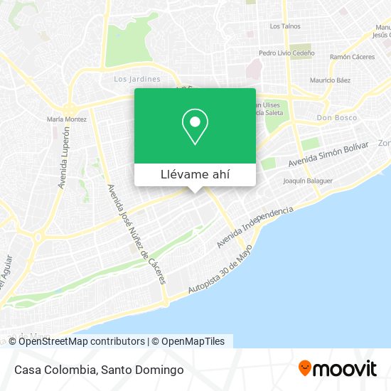 Mapa de Casa Colombia