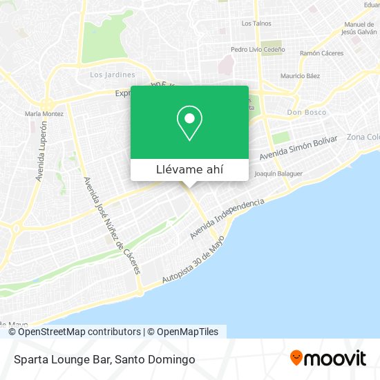 Mapa de Sparta Lounge Bar