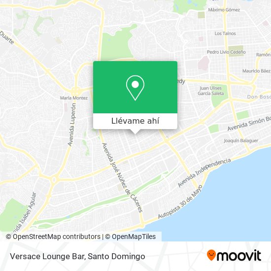 Mapa de Versace Lounge Bar