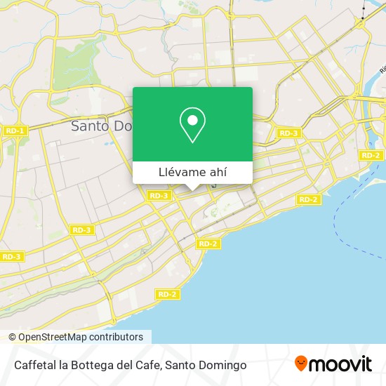 Mapa de Caffetal la Bottega del Cafe