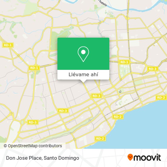 Mapa de Don Jose Place