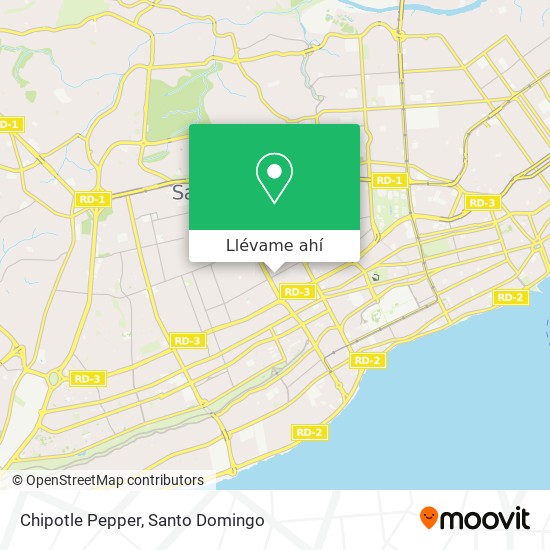 Mapa de Chipotle Pepper