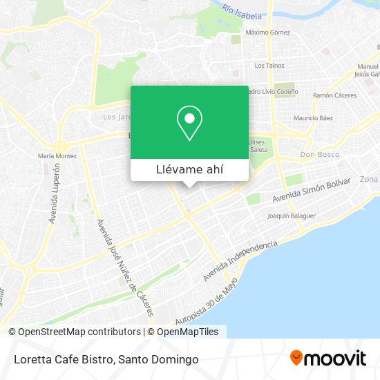 Mapa de Loretta Cafe Bistro
