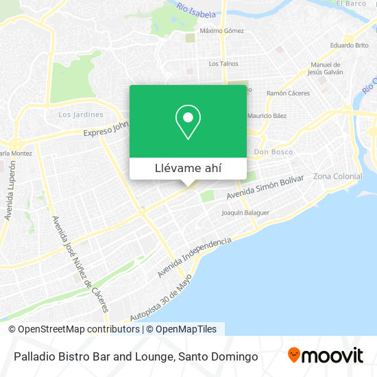 Mapa de Palladio Bistro Bar and Lounge