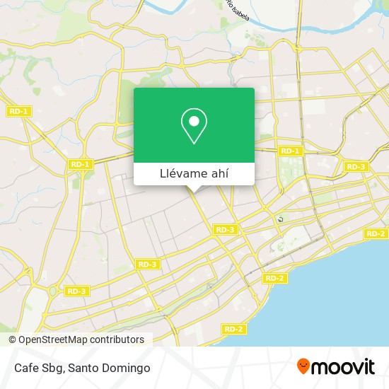 Mapa de Cafe Sbg