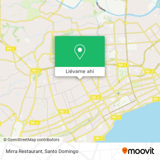 Mapa de Mirra Restaurant