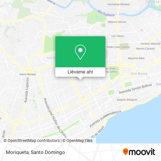 Mapa de Moriqueta