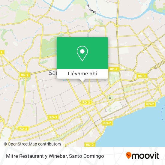 Mapa de Mitre Restaurant y Winebar