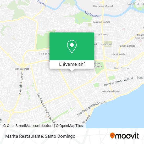 Mapa de Marita Restaurante