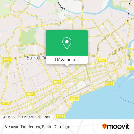 Mapa de Vesuvio Tiradentes