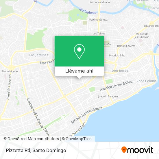 Mapa de Pizzetta Rd