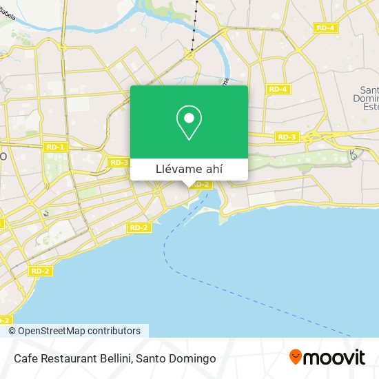 Mapa de Cafe Restaurant Bellini
