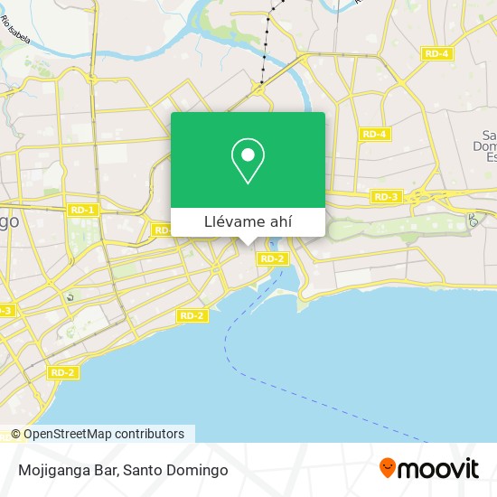 Mapa de Mojiganga Bar