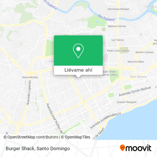 Mapa de Burger Shack