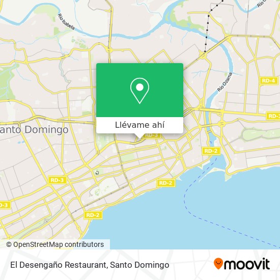 Mapa de El Desengaño Restaurant