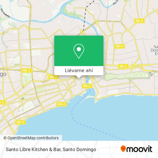 Mapa de Santo Libre Kitchen & Bar