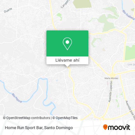 Mapa de Home Run Sport Bar