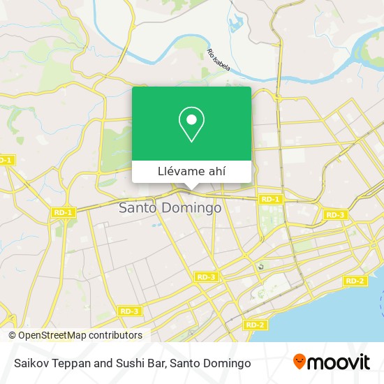 Mapa de Saikov Teppan and Sushi Bar