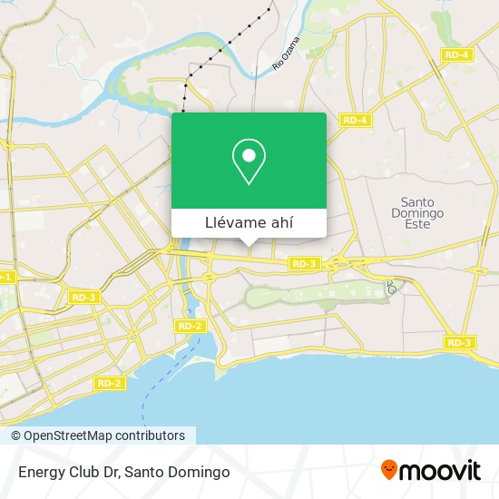 Mapa de Energy Club Dr