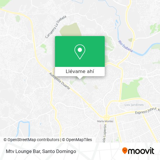 Mapa de Mtv Lounge Bar