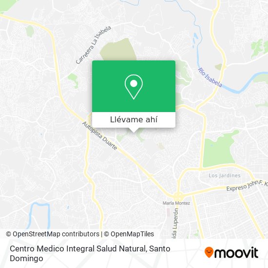 Mapa de Centro Medico Integral Salud Natural