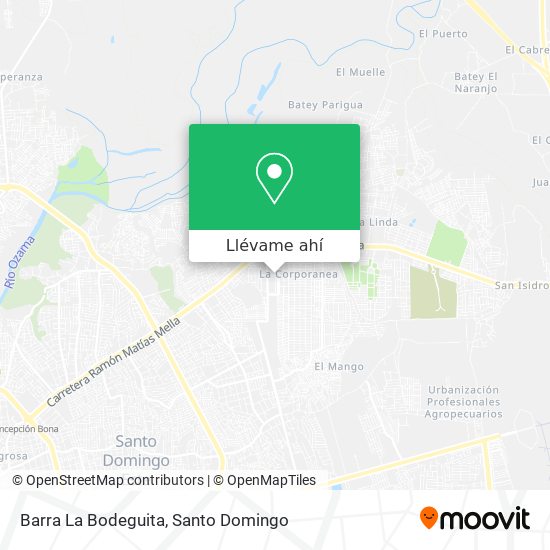 Mapa de Barra La Bodeguita