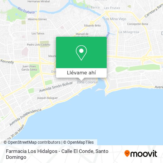 Mapa de Farmacia Los Hidalgos - Calle El Conde