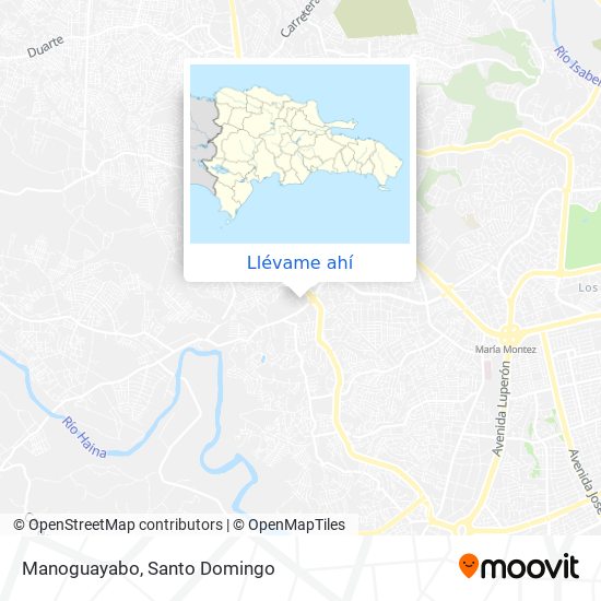 Mapa de Manoguayabo