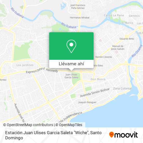 Mapa de Estación Juan Ulises Garcia Saleta "Wiche"